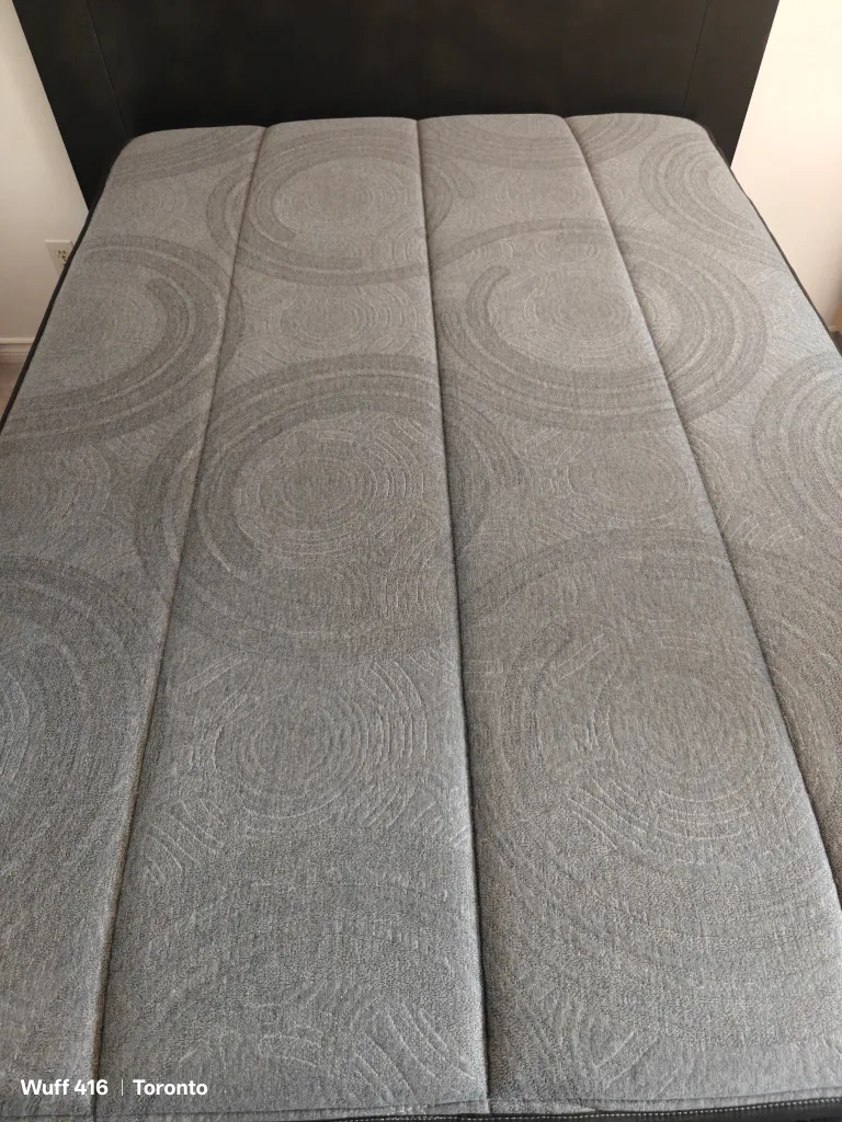 Double Mattress, Box spring, Headboard and Metal Frame thumbnail