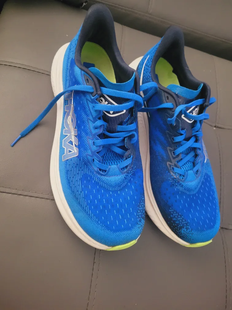 Hoka Mach 6 Wide Blue Running Shoes - US 9.5 thumbnail