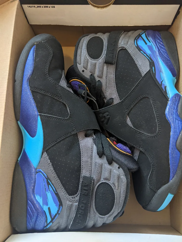 Air Jordan Retro 8 Aqua Size 11 thumbnail