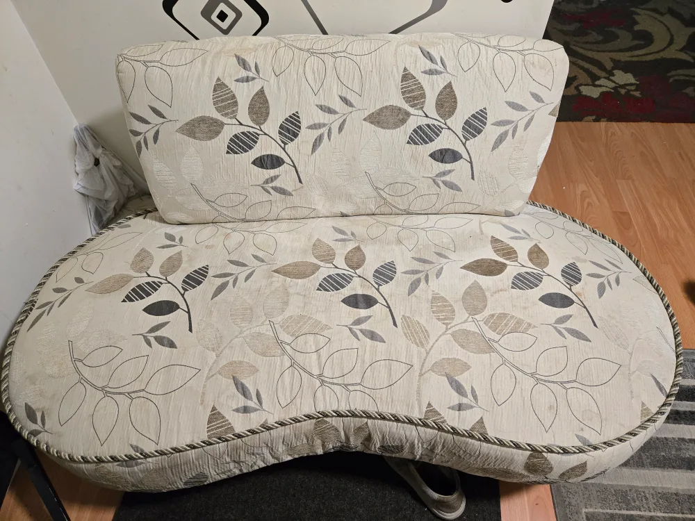 Leaf Pattern Accent Chair/ entrance