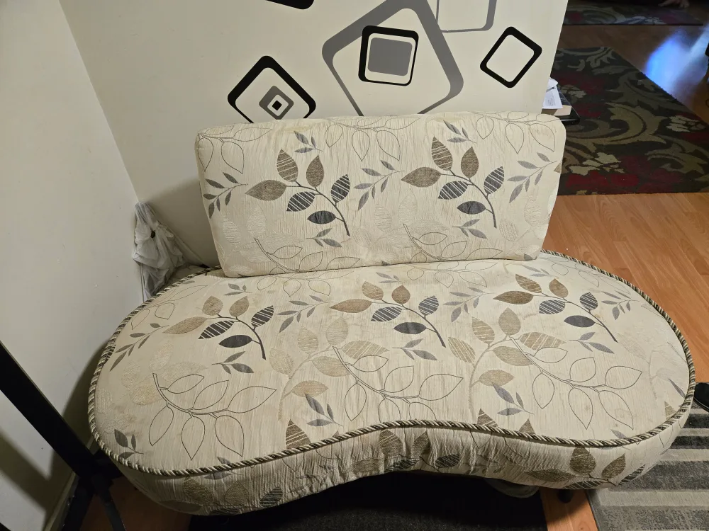 Leaf Pattern Accent Chair/ entrance image indicator(3)