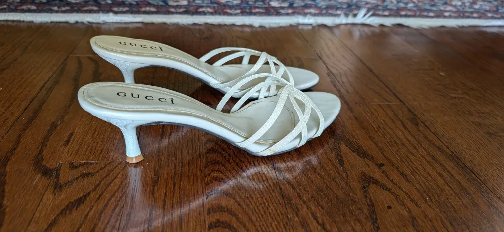 Cream Sandals - Size 7 thumbnail