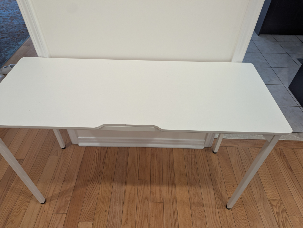 White Computer Table – Sleek & Spacious - photo 2