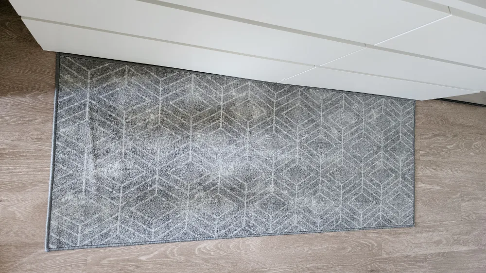 Malika Grey Printed Rug - 2-ft x 5-ft thumbnail