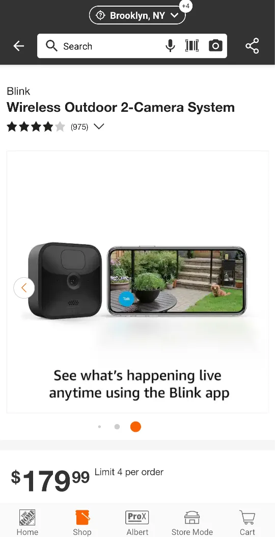 Blink Outdoor Battery-Powered Security Camera 2 PACK - New image indicator(2)