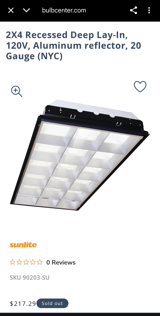 Parabolic light fixtures - photo 3