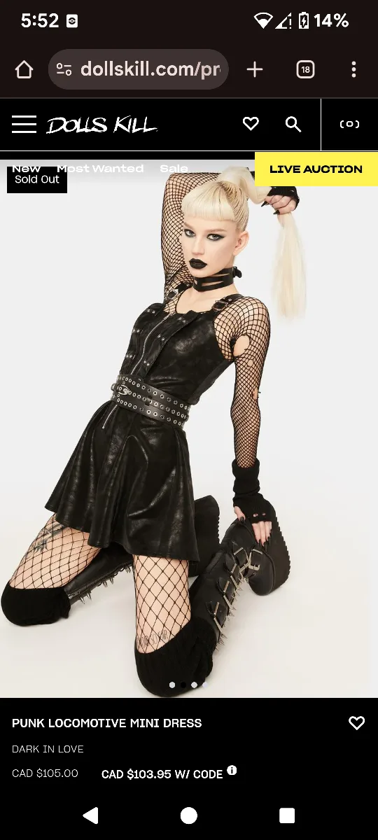 Dollskill Dark In Love Mini Dress image indicator(2)