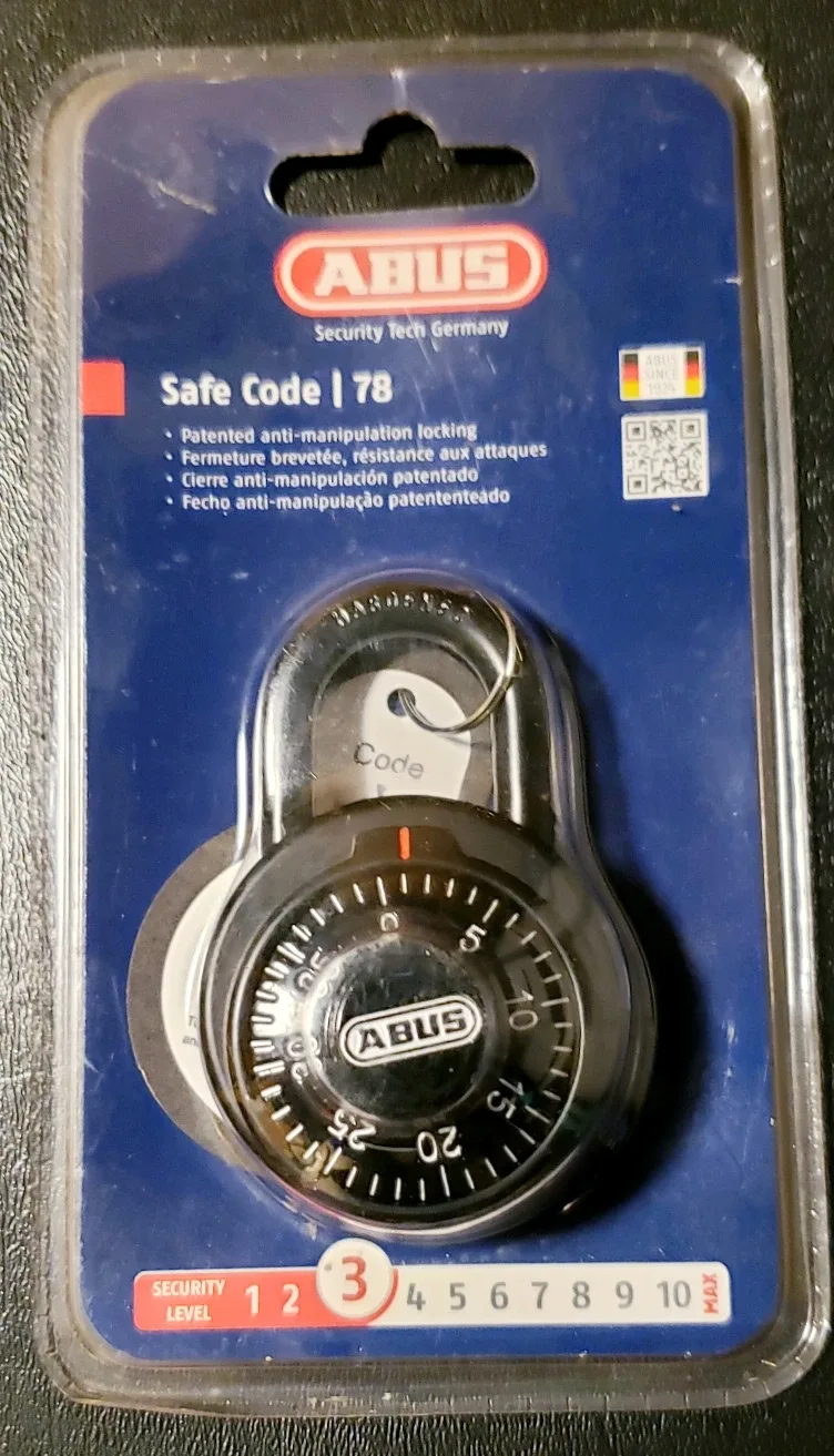 ABUS 78/50 Combination Padlock - New! thumbnail