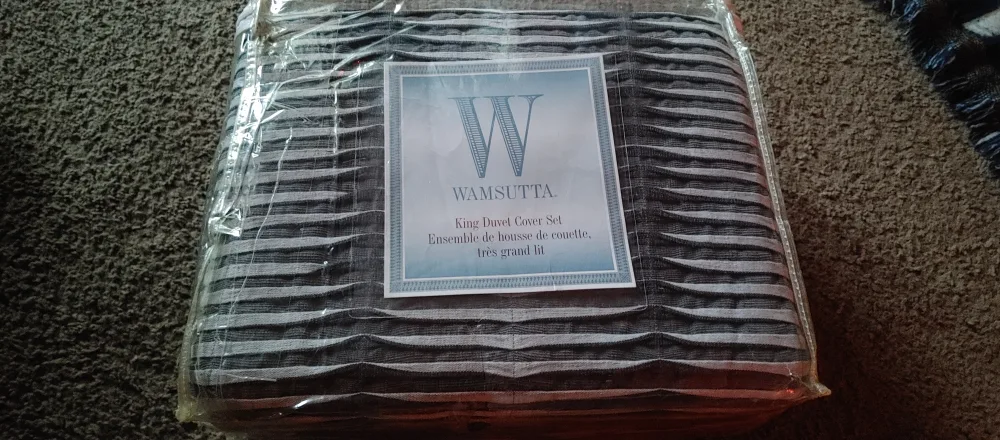 Wamsutta King Duvet Cover Set - New in Package! thumbnail