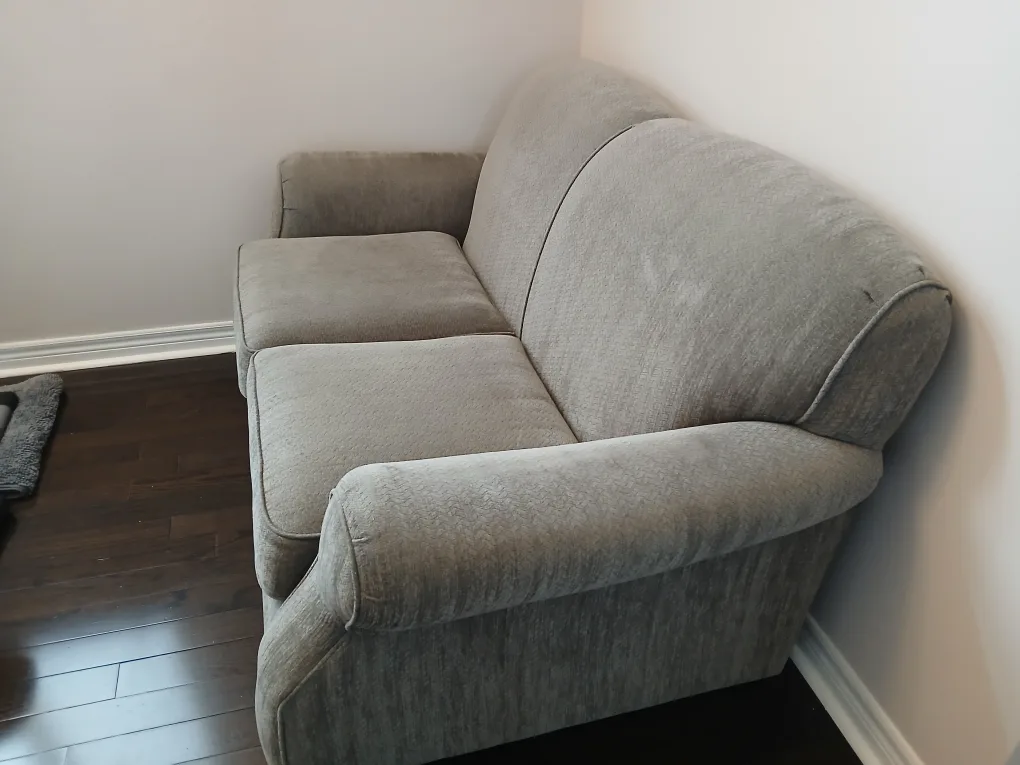 Grey Loveseat Sofa thumbnail