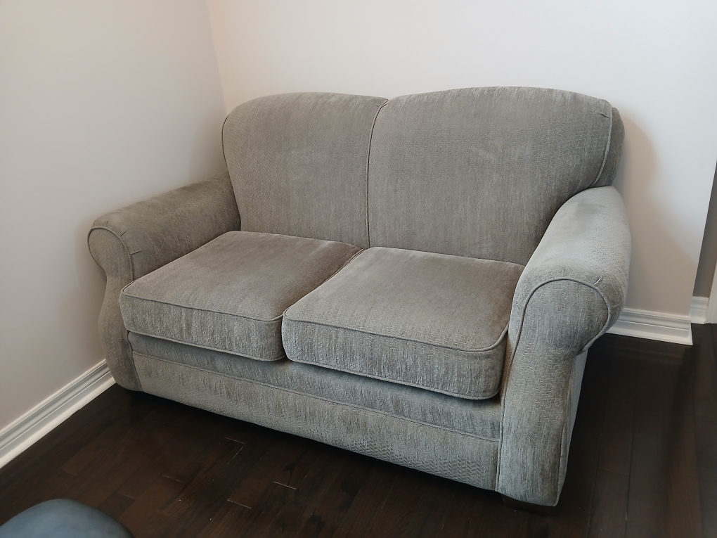 Grey Loveseat Sofa - photo 2