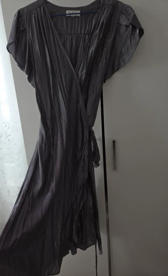 Silver Wrap Dress image indicator(2)