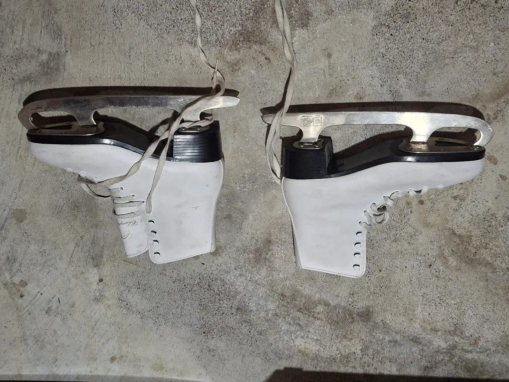 White Figure Skates - Size 7 thumbnail