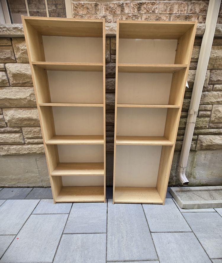 Ikea Billy Bookcases 2pc