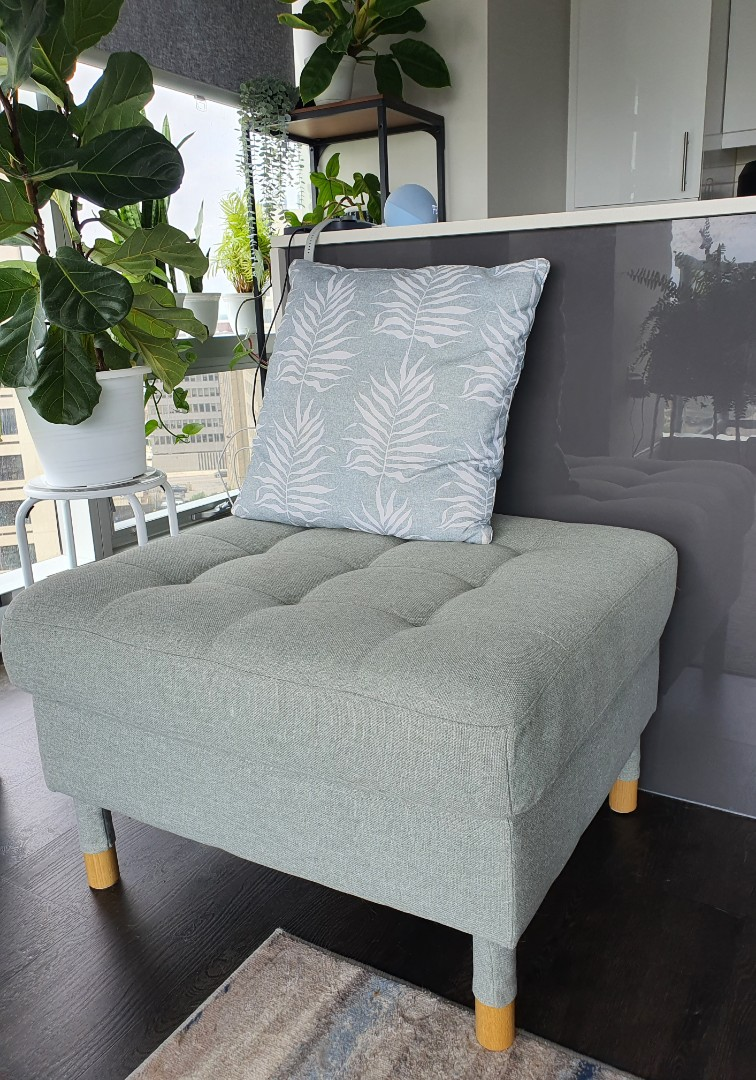 IKEA Morabo Loveseat with Chaise - Light Green - photo 2