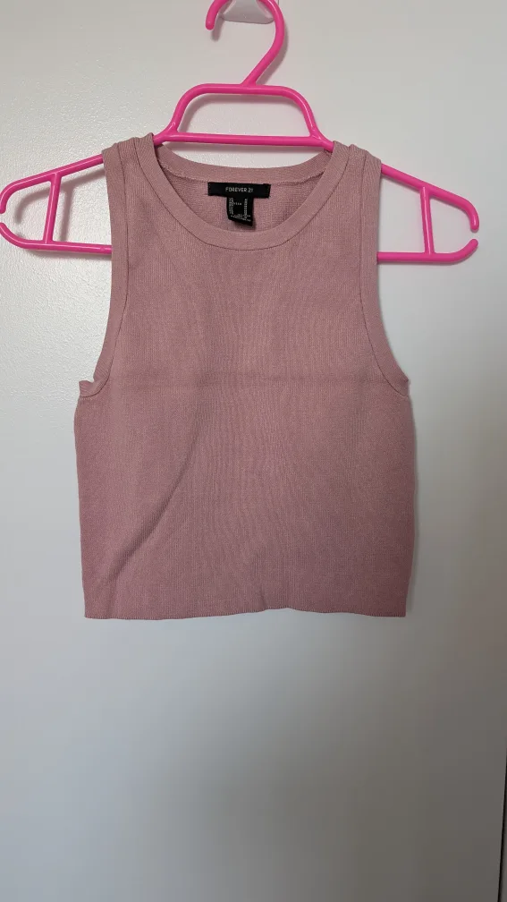 Forever 21 Pink Tank Top thumbnail