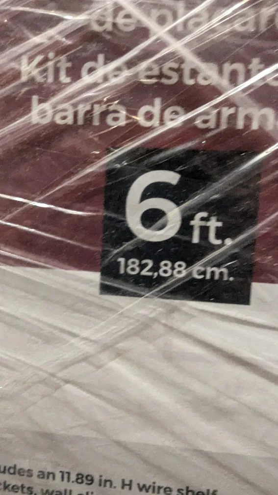 ClosetMaid 5632 Super Slide Shelf Kit - 6 ft image indicator(5)