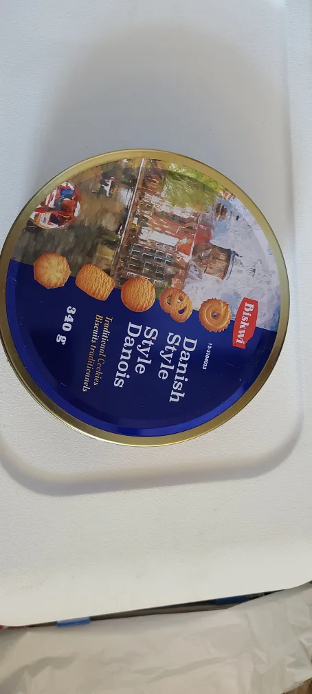 🇨🇦 Biskwi Danish Style Cookies Tin - 340g thumbnail