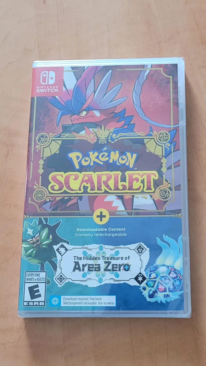 Pokemon Scarlet + DLC/Expansion Pass - New/Sealed! thumbnail
