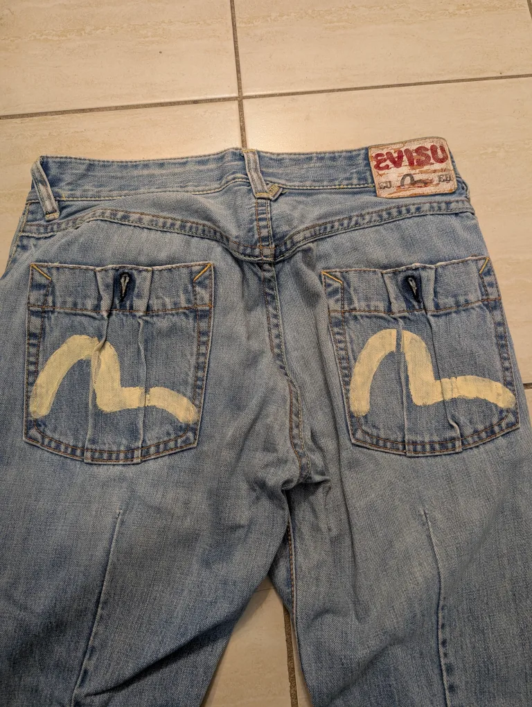 EVISU Jeans, Light Wash Denim image indicator(2)