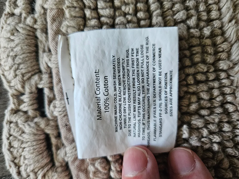 Oval Cotton Bath Mat - Beige image indicator(4)