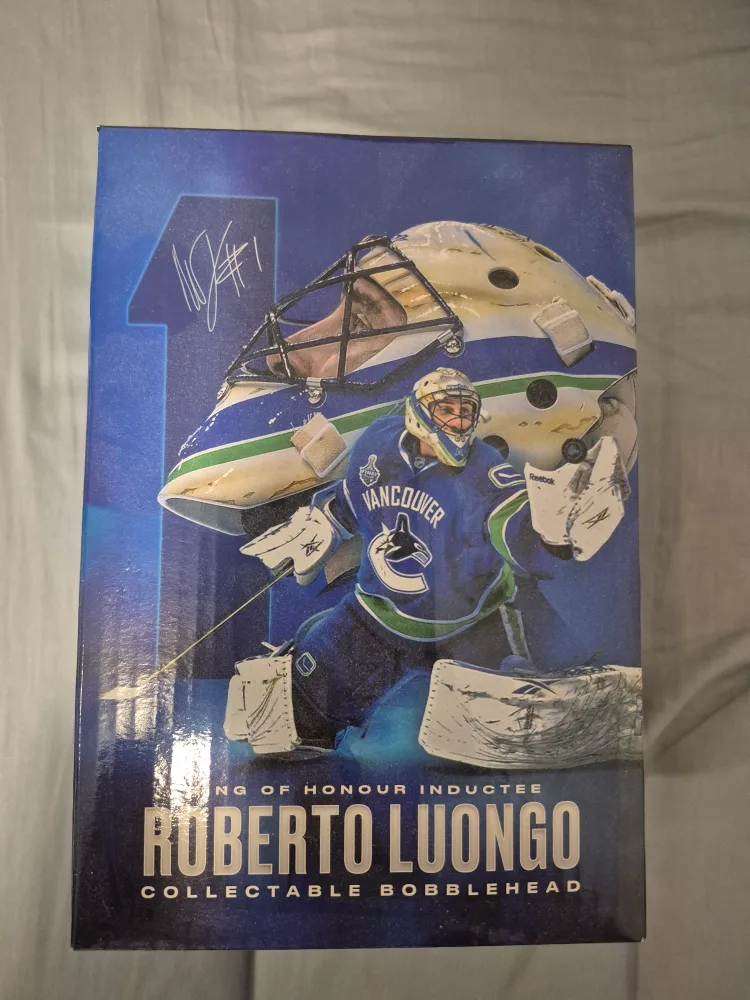 Roberto Luongo Collectable Bobblehead thumbnail