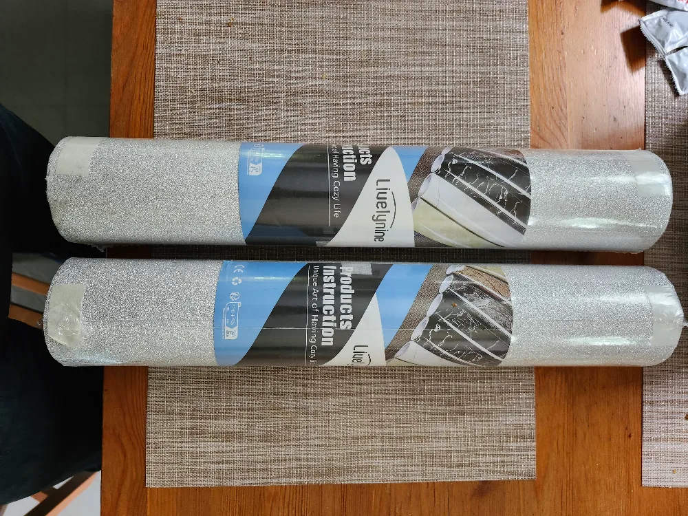 Livelynine Silver Glitter Vinyl 40CMX10M - New thumbnail