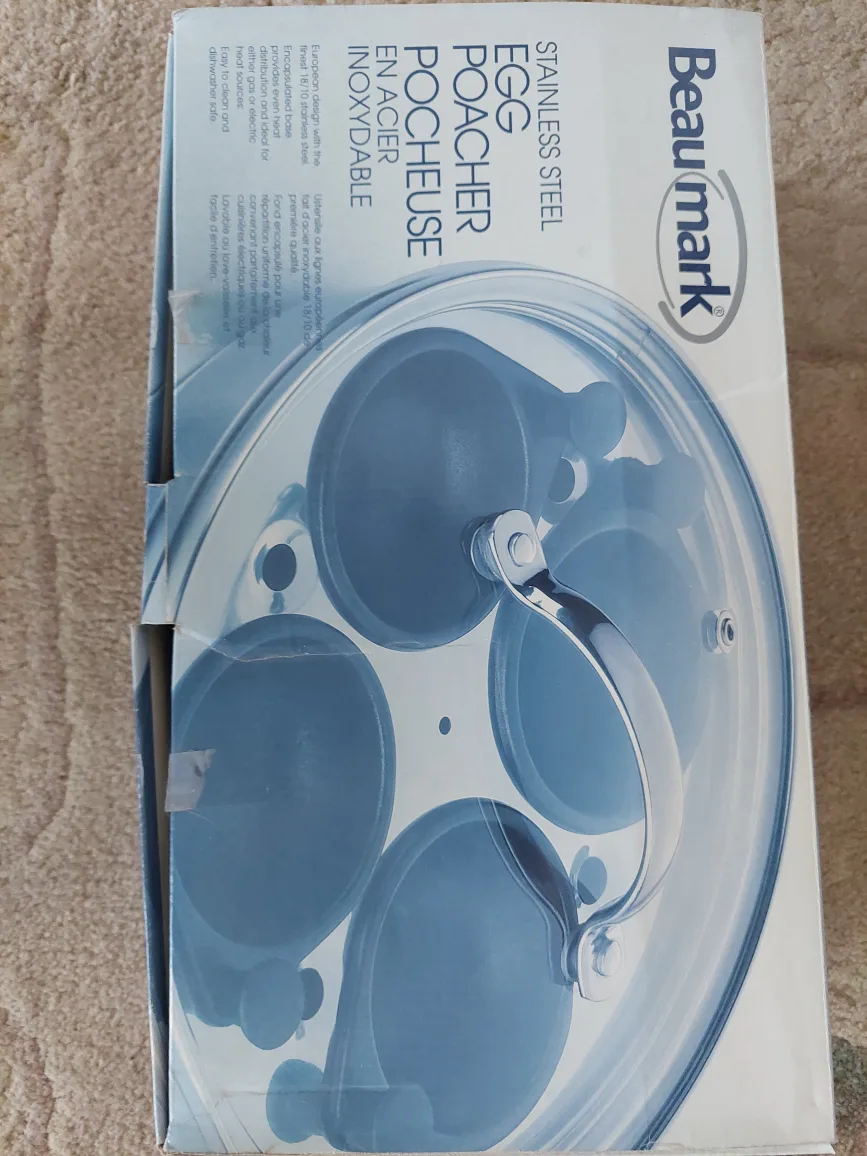 Beaumark Stainless Steel Egg Poacher - New in Box thumbnail