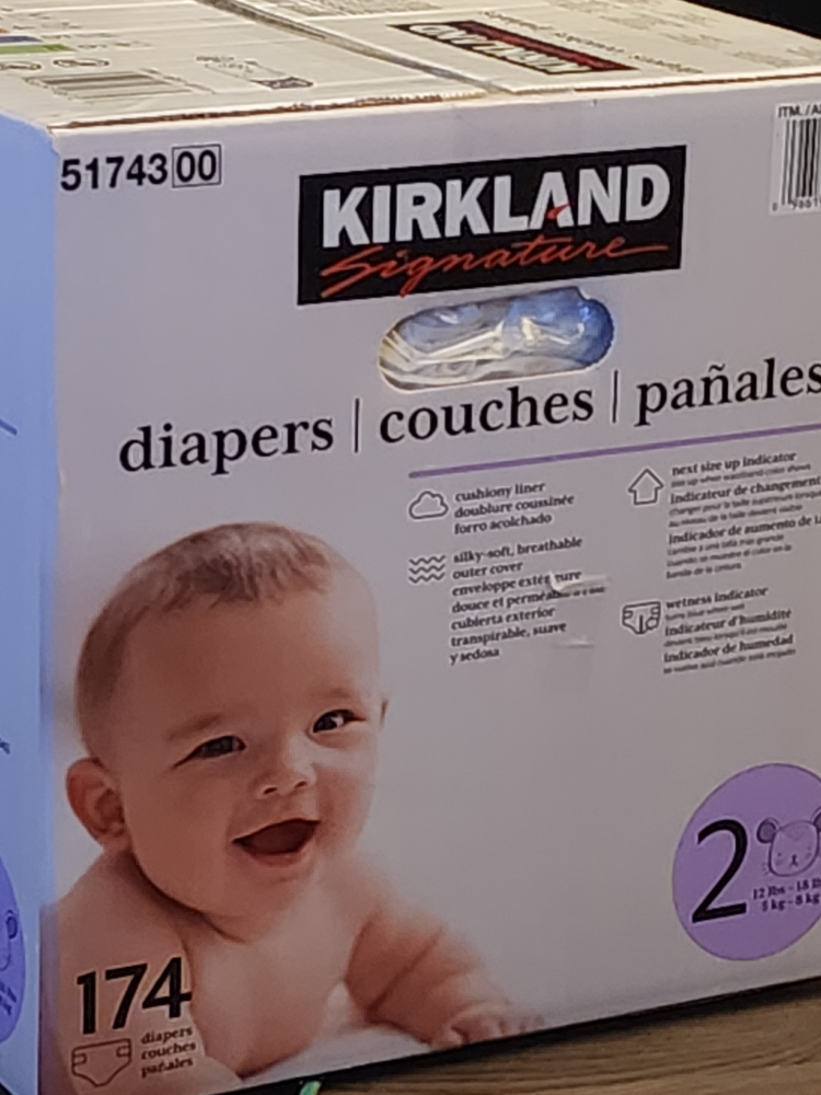Kirkland Signature Diapers - Size 2 (174 count)