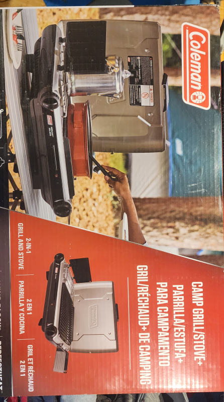 Coleman Camp Grill/Stove - 2-in-1