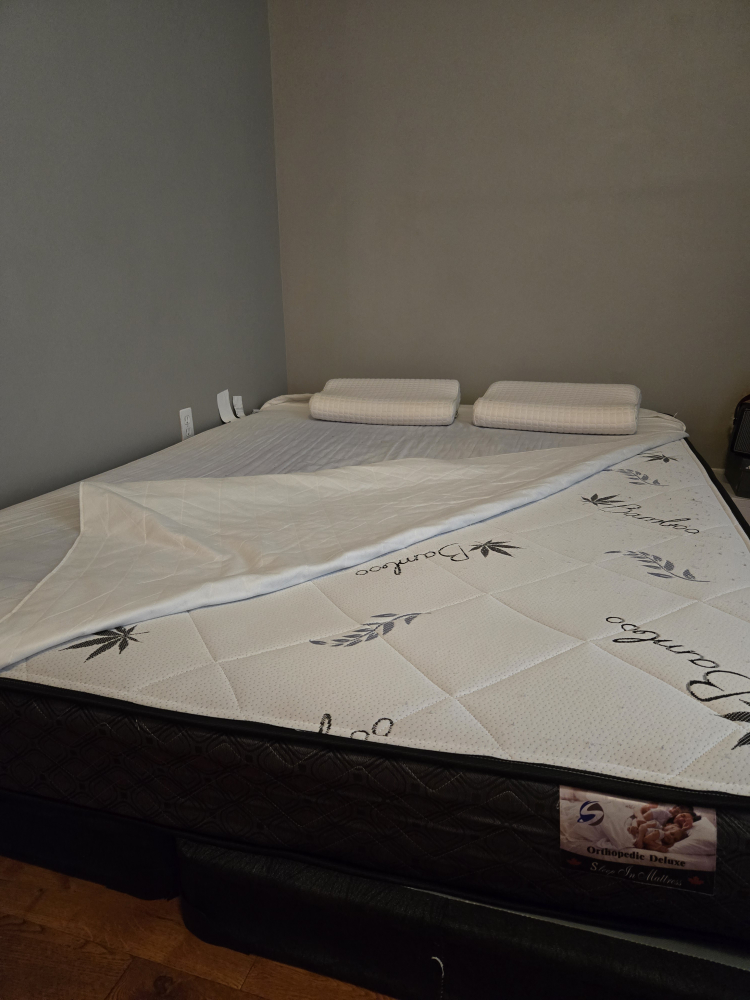 IKEA Mattress + Box Spring + Pillows (NEEDS TO GO ASAP) - photo 4