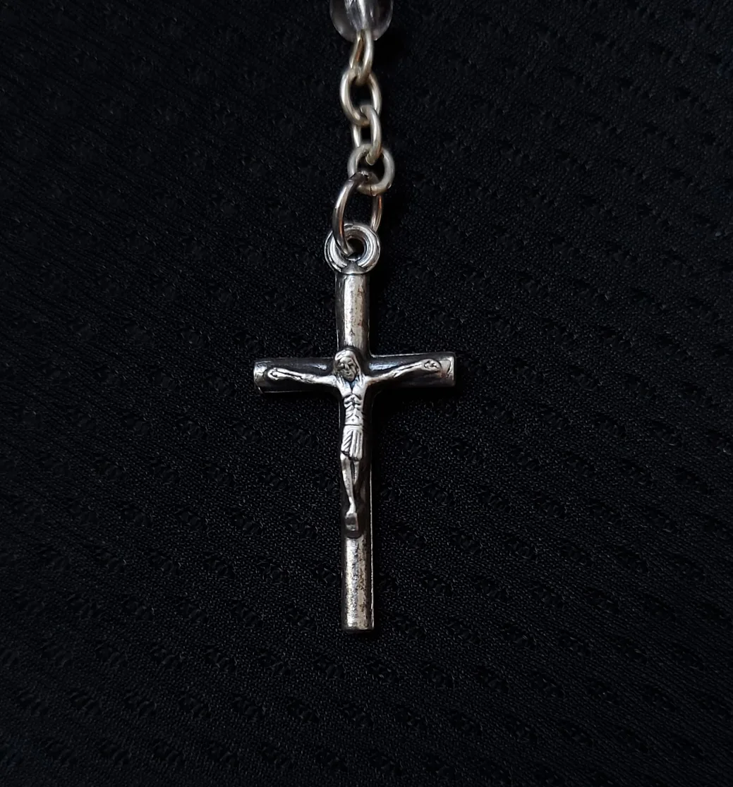 Rosary Necklace with Cross Pendant thumbnail