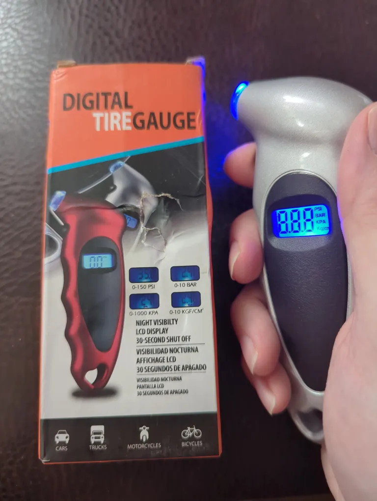 Like New Once Used - Digital Tire Gauge - Car, Truck, Bicycle thumbnail