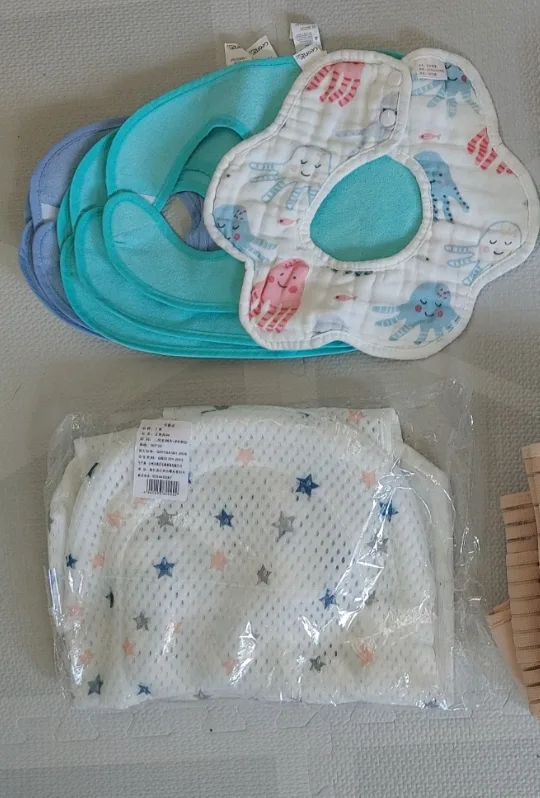 Baby Items Bundle: Bibs, Bottles, Pacifiers & More! thumbnail