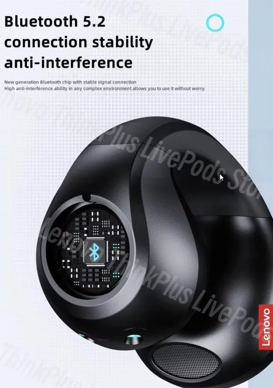 Lenovo Thinkplus earbuds headset bluetooth image indicator(3)