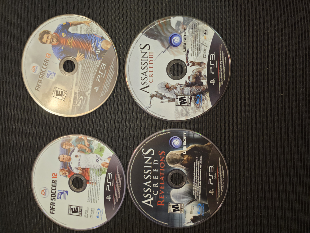 PS3 Game Bundle - FIFA, Assassin's Creed, and More! - photo 2