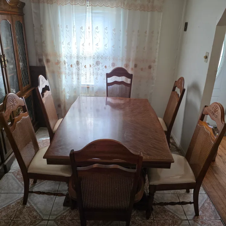 Dining Table Set with 6 Chairs thumbnail