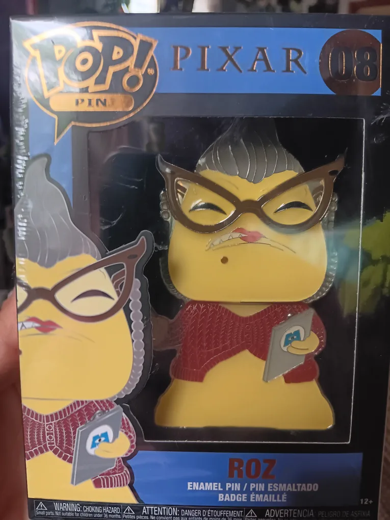 Funko Pop! Pixar Roz Enamel Pin #08 - New in Box! thumbnail