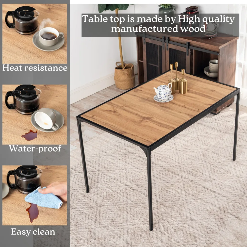 Dining Table - 47.25" x 31.5" Modern Style thumbnail