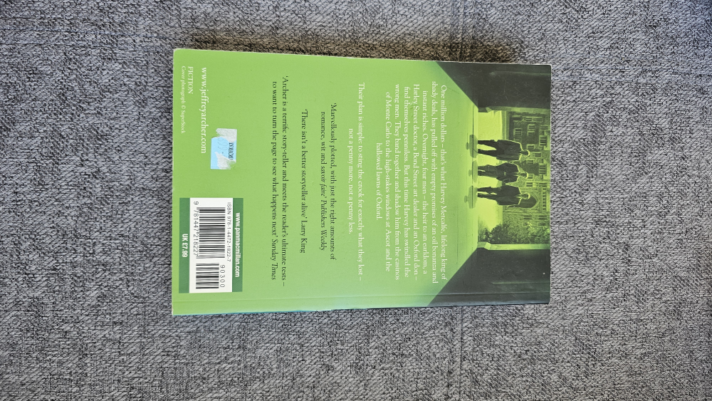 Not a Penny More, Not a Penny Less by Jeffrey Archer - photo 2
