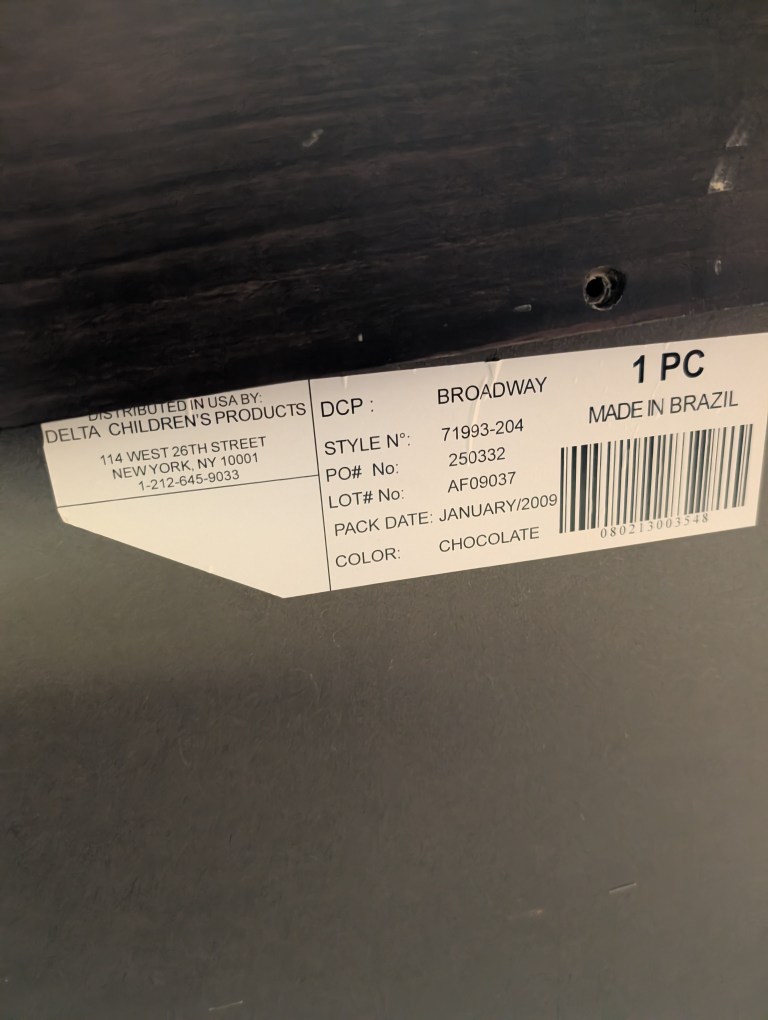 Delta Children Broadway Changing Table - Chocolate - photo 4