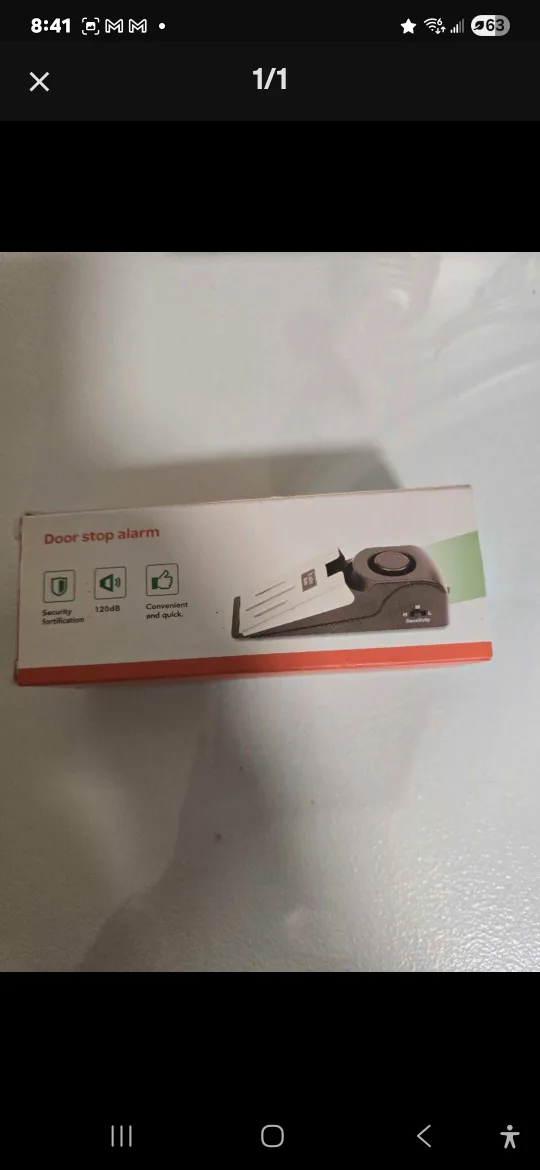 Door Stop Alarm 120dB - Security thumbnail