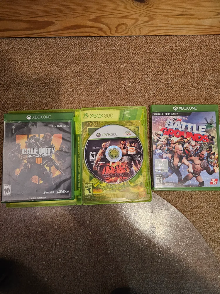 Xbox Games: Call of Duty, Tekken 6, WWE 2K Battlegrounds thumbnail
