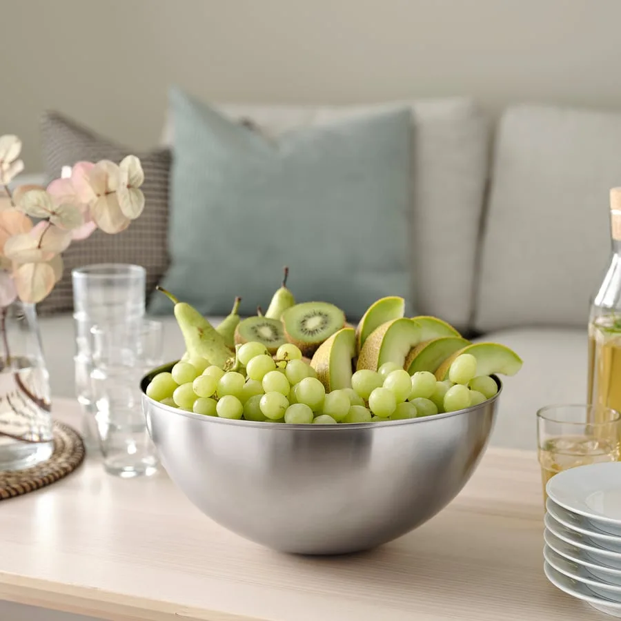 Ikea Blanda Matt Serving Bowl - Stainless Steel thumbnail