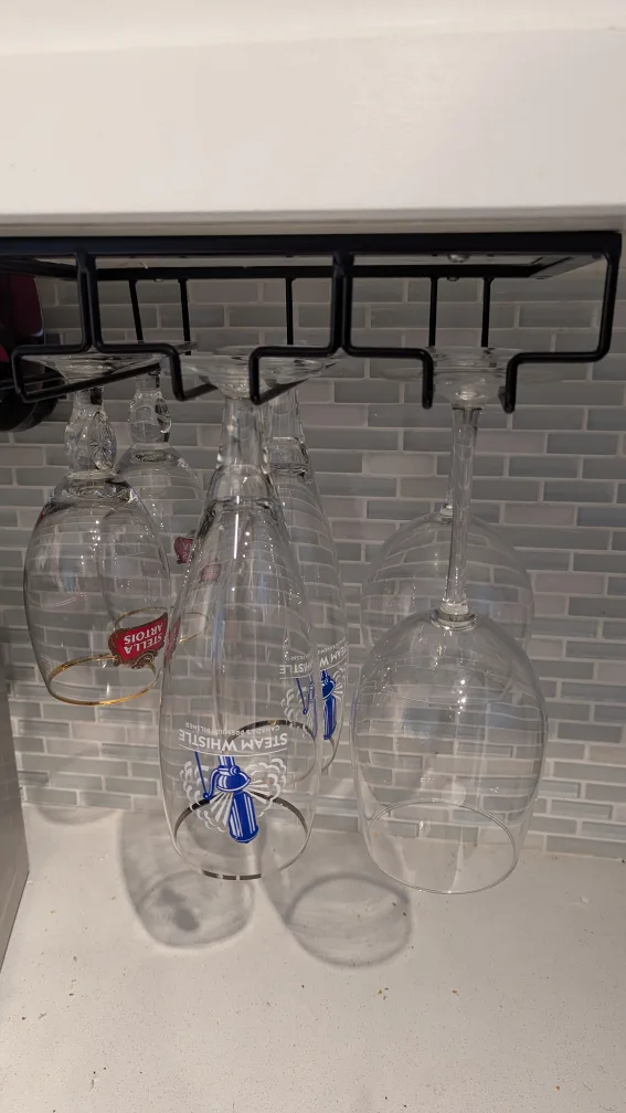 Under Cabinet Wine Rack & Glass Holder thumbnail