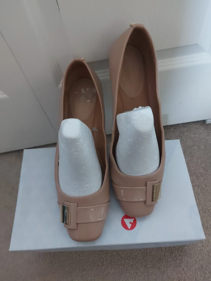 Calvin Klein Nude Ballet Flats - Size 10 thumbnail