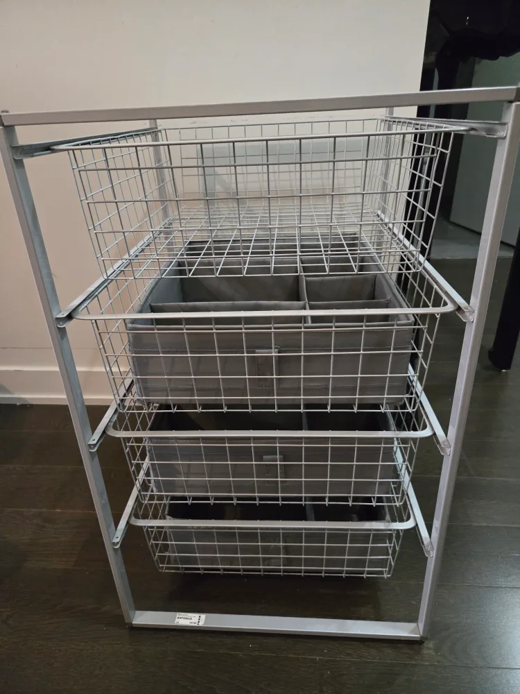Ikea Antonius Frame W/ Wire Baskets thumbnail