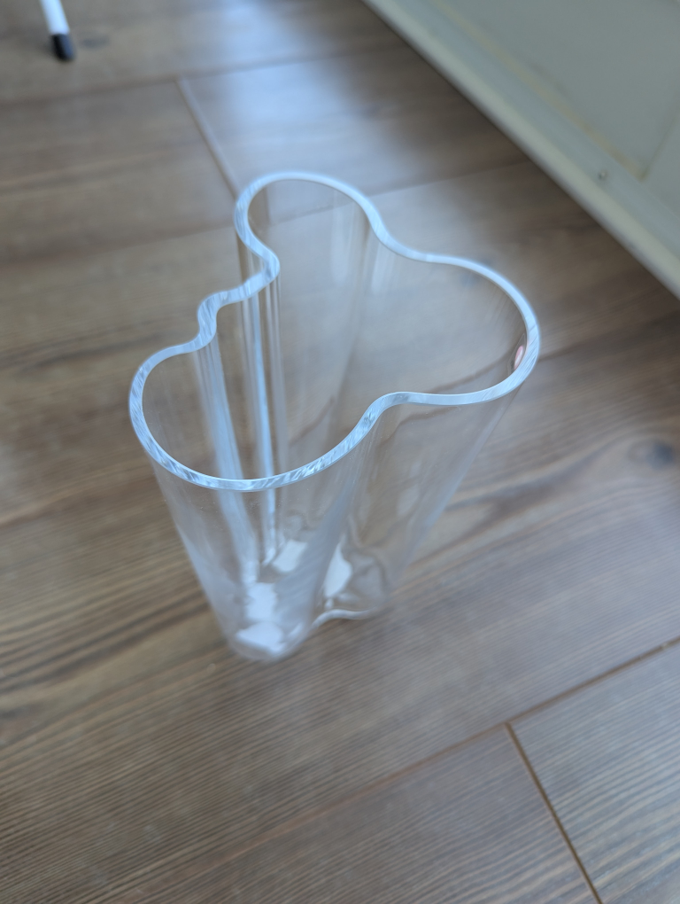 Iittala Alvar Aalto Vase 201 mm, Clear - photo 3