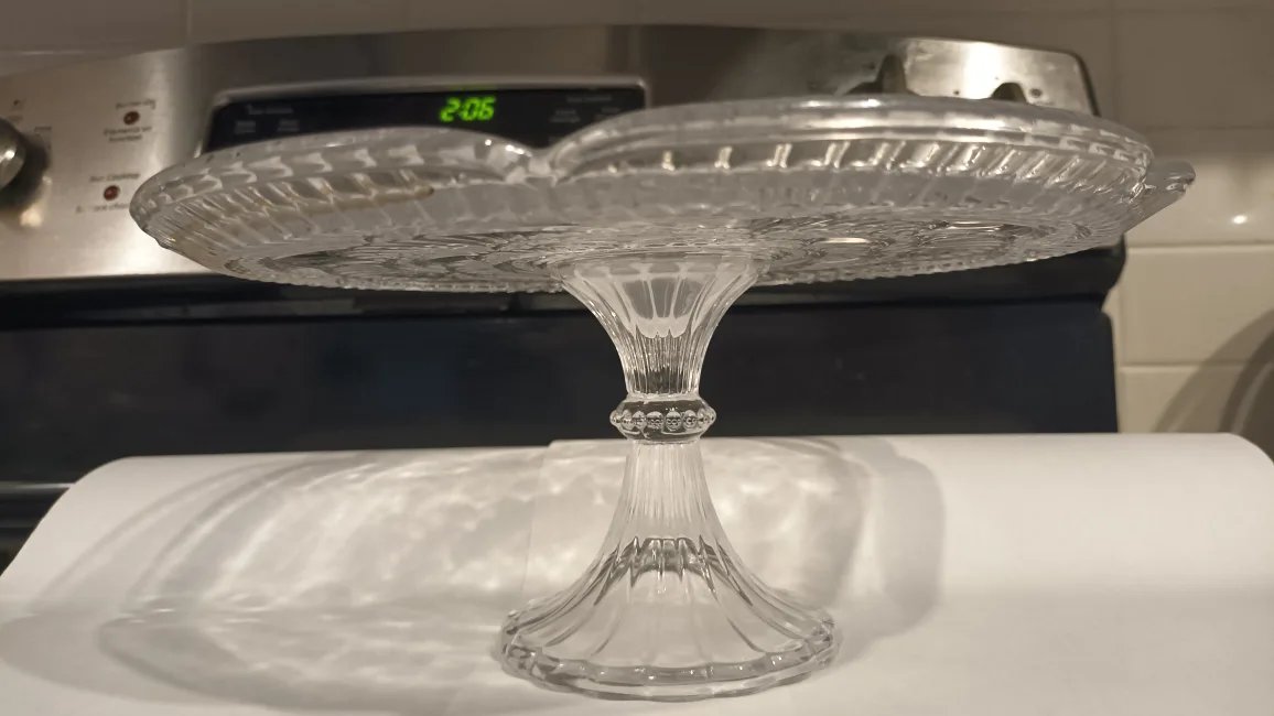 Glass Cake Stand with Server image indicator(2)