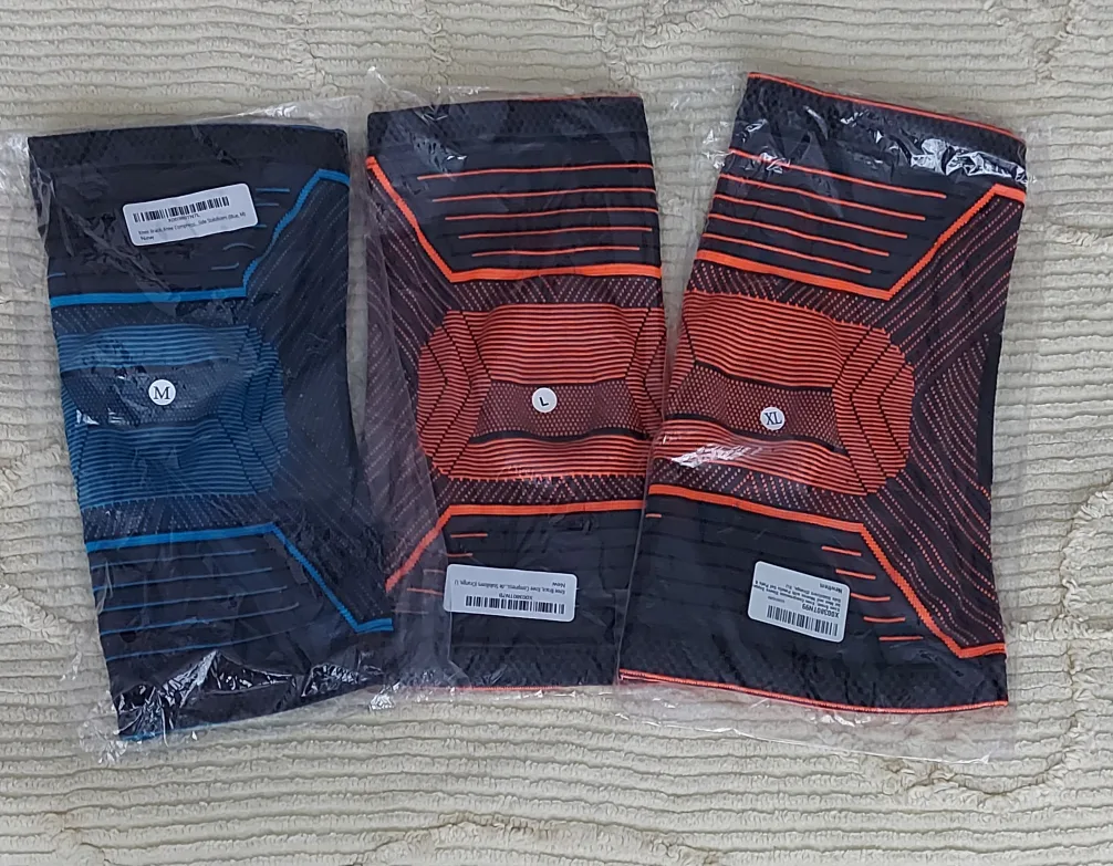 🆕Knee Compression Sleeve Support - Size M, L, XL thumbnail